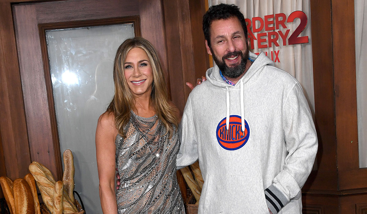 Jennifer Aniston y Adam Sandler Foto: Getty
