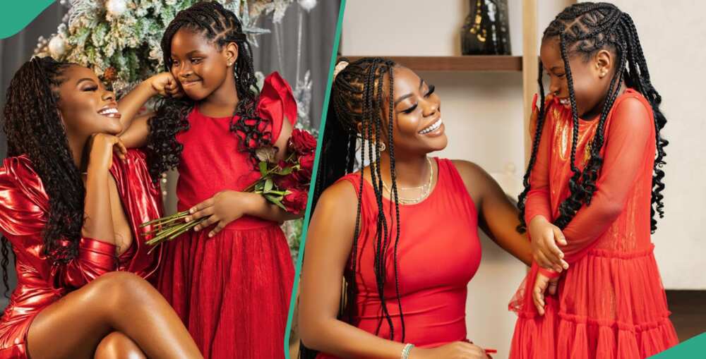 La hija de Davido, Imade, presume su nuevo peinado