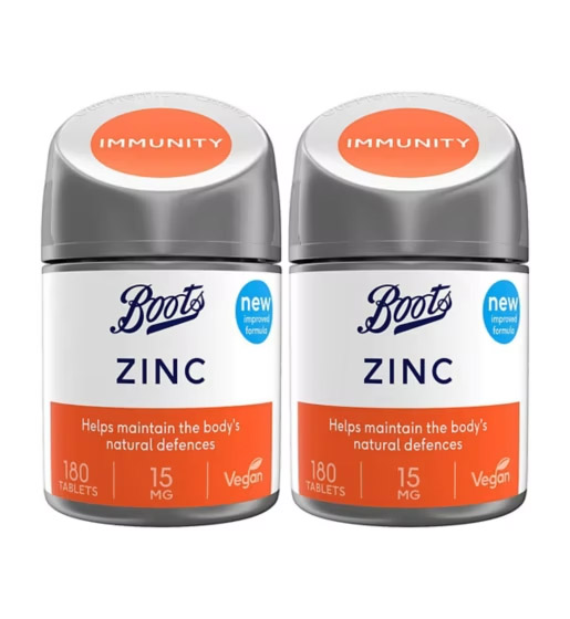 Dijo que el zinc ayudó a que le creciera el cabello.
