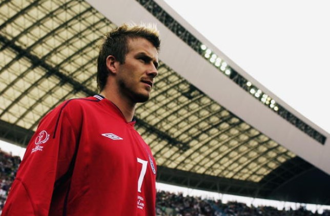 David Beckham de Inglaterra