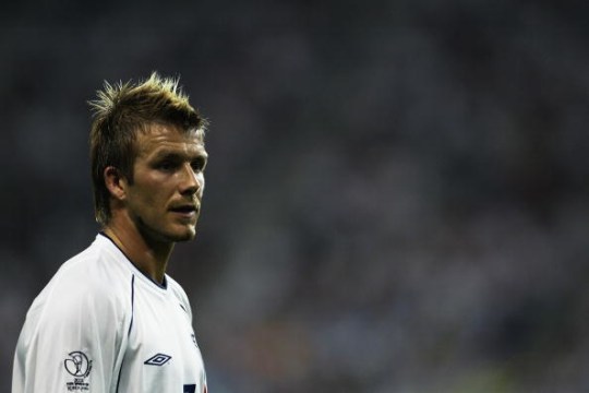 David Beckham de Inglaterra