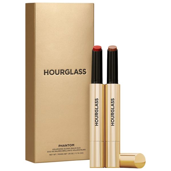 Bálsamo labial brillante y voluminizador Phantom de Hourglass - Dúo