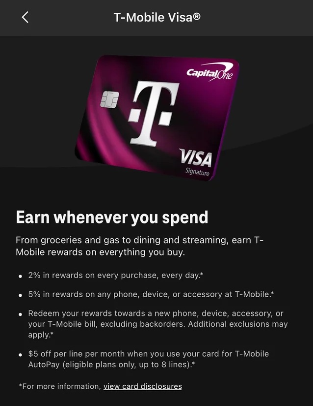 Visa T móvil