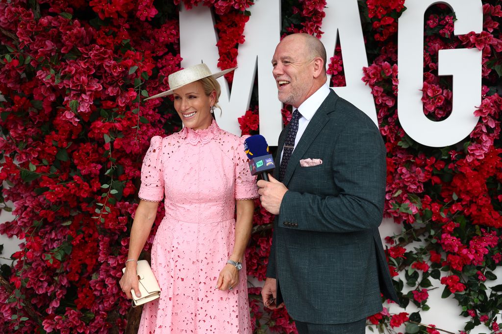 Una foto de Mike y Zara Tindall en Magic Millions