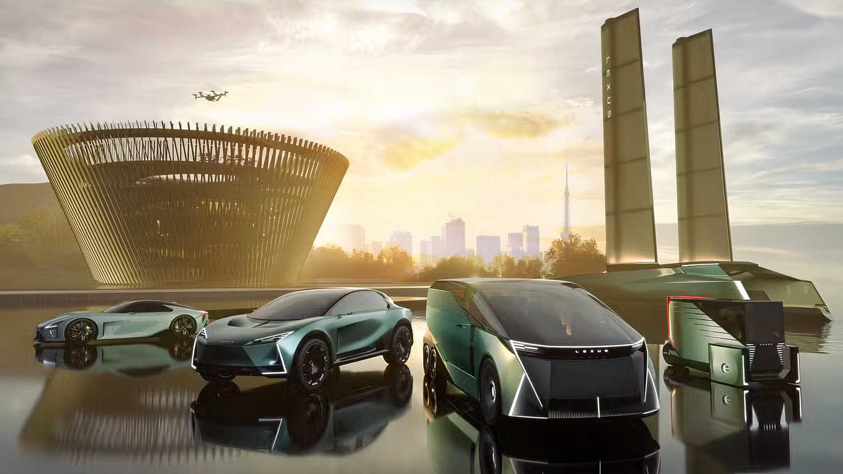 Toda la familia de Lexus LS Concepts