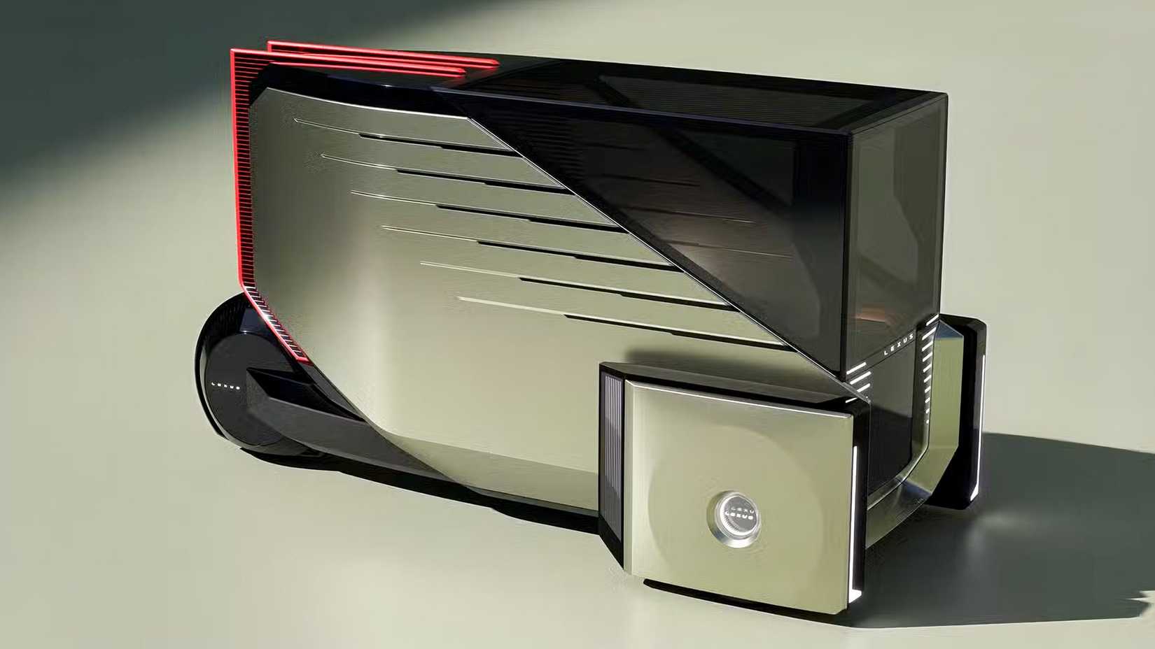 Vista frontal 3/4 del Lexus LS Micro Concept